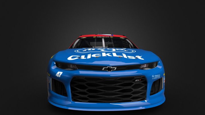 2018 JTG Daugherty Racing 47 Car 3D Model