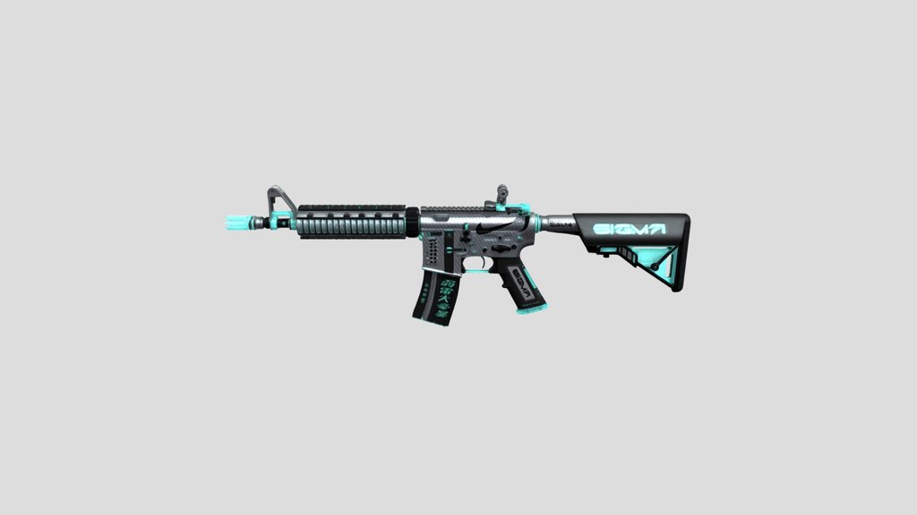 Neon Sigma Assault Rifle