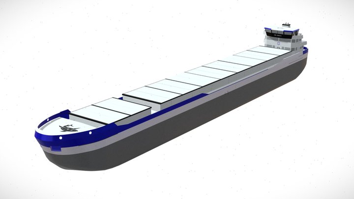 Container Ship 3D Model