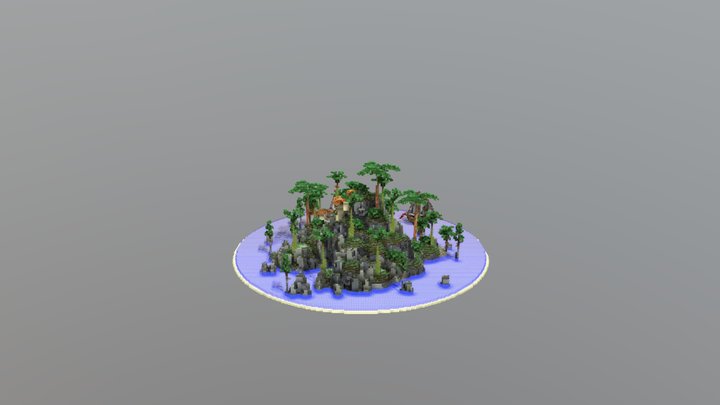 Greek island 3D Model