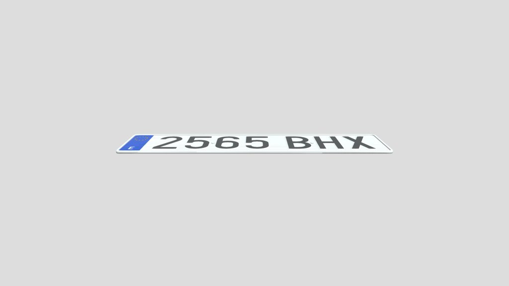 Customizable Licensenplate