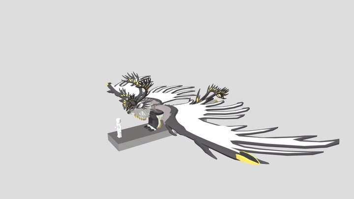 Dragon Adventures Reindeer 3D Model