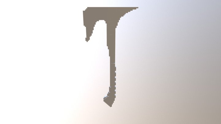 топор стража рассвета 3D Model