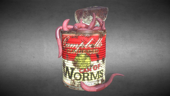 Campbell's Can Of Worms 3D Model