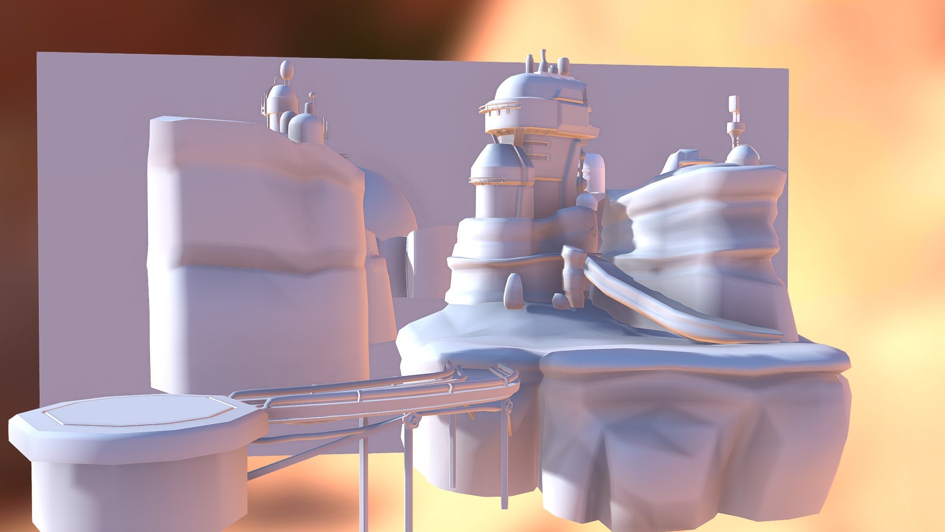 Ratchet and Clank Mid-Ground (UV's)