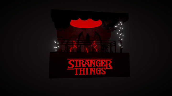 My project Stranger Things 3D Model