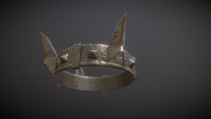 Crown simple (iron) 3D Model