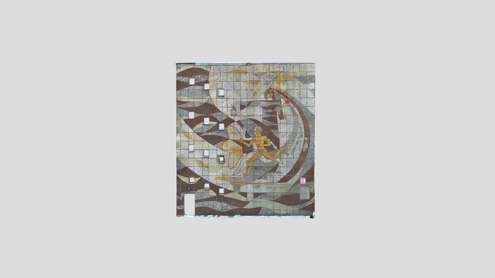 Mosaic panel Pt1/Мозаичное панно Часть 1 3D Model