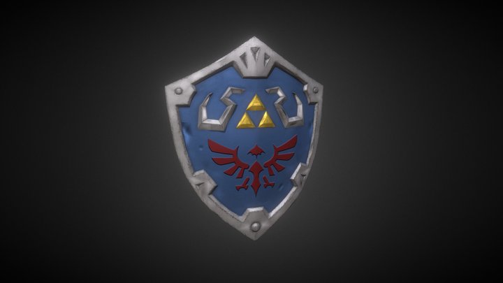 Hylian Shield 3D Model