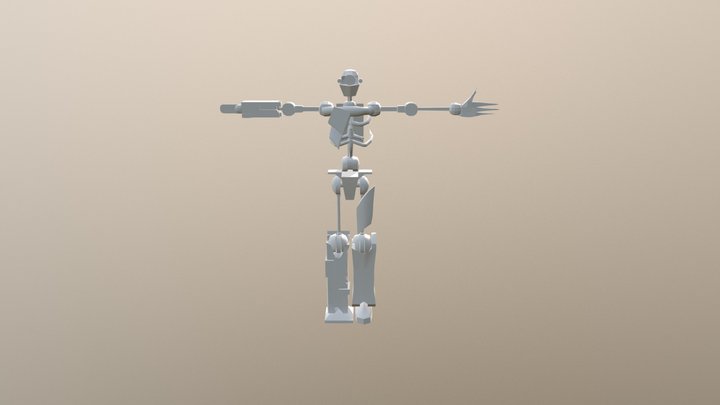 Claw-bot 3D Model
