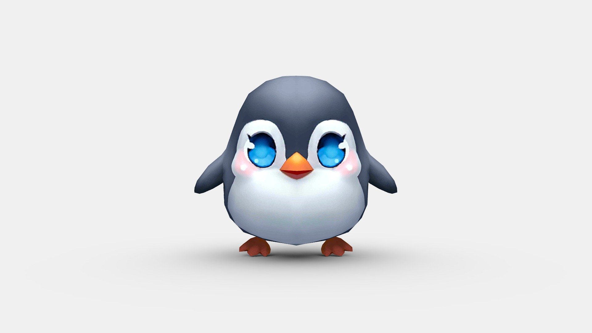 Cartoon baby penguin - male - lovely - Buy Royalty Free 3D model by  ler_cartoon (@lerrrrr) [27101f5]