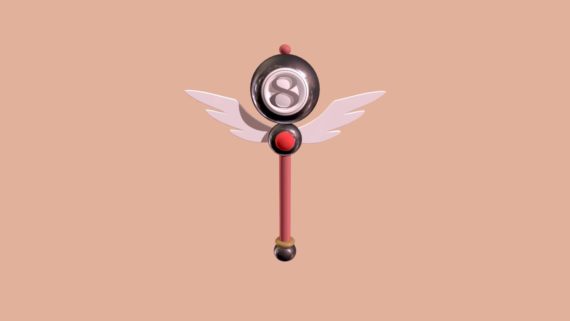 Dirhhennia's 8-ball wand