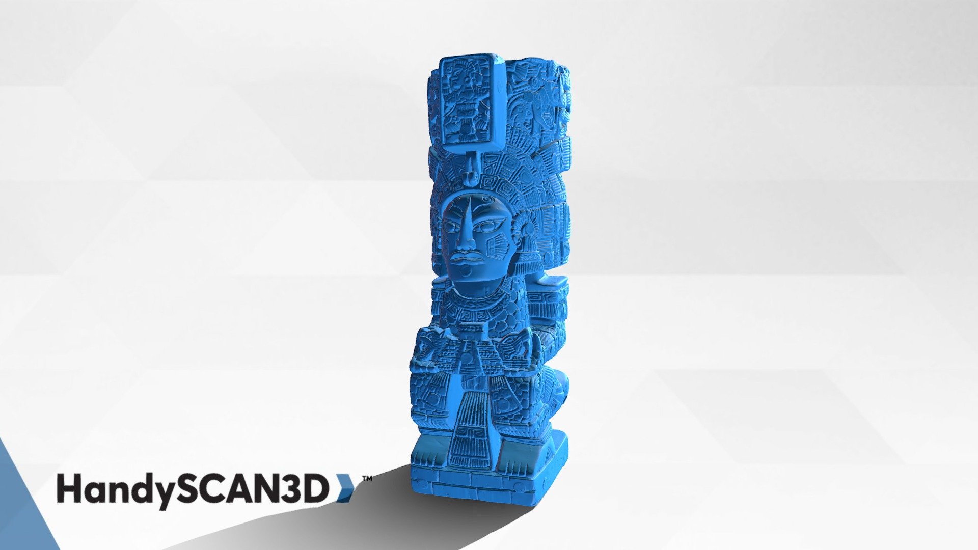 Aztec totem scanned with HandySCAN BLACK
