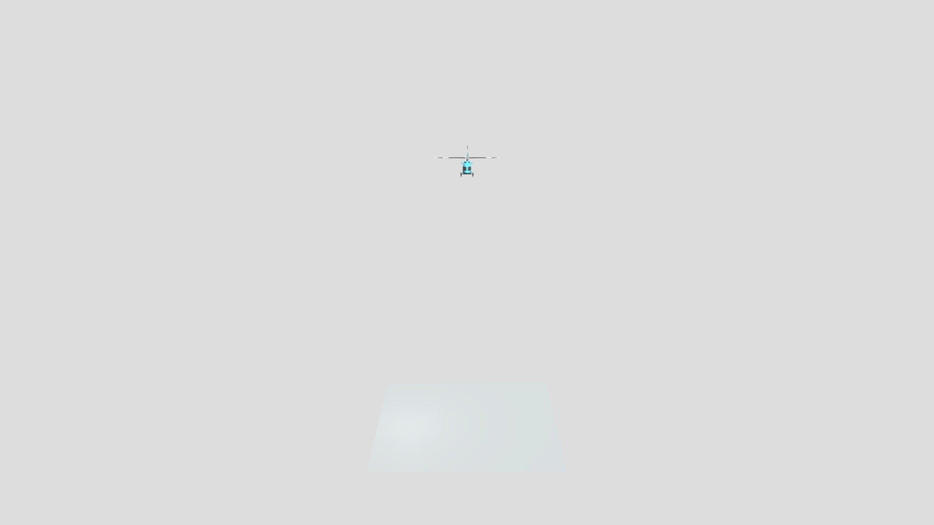 Rigged Helicopter