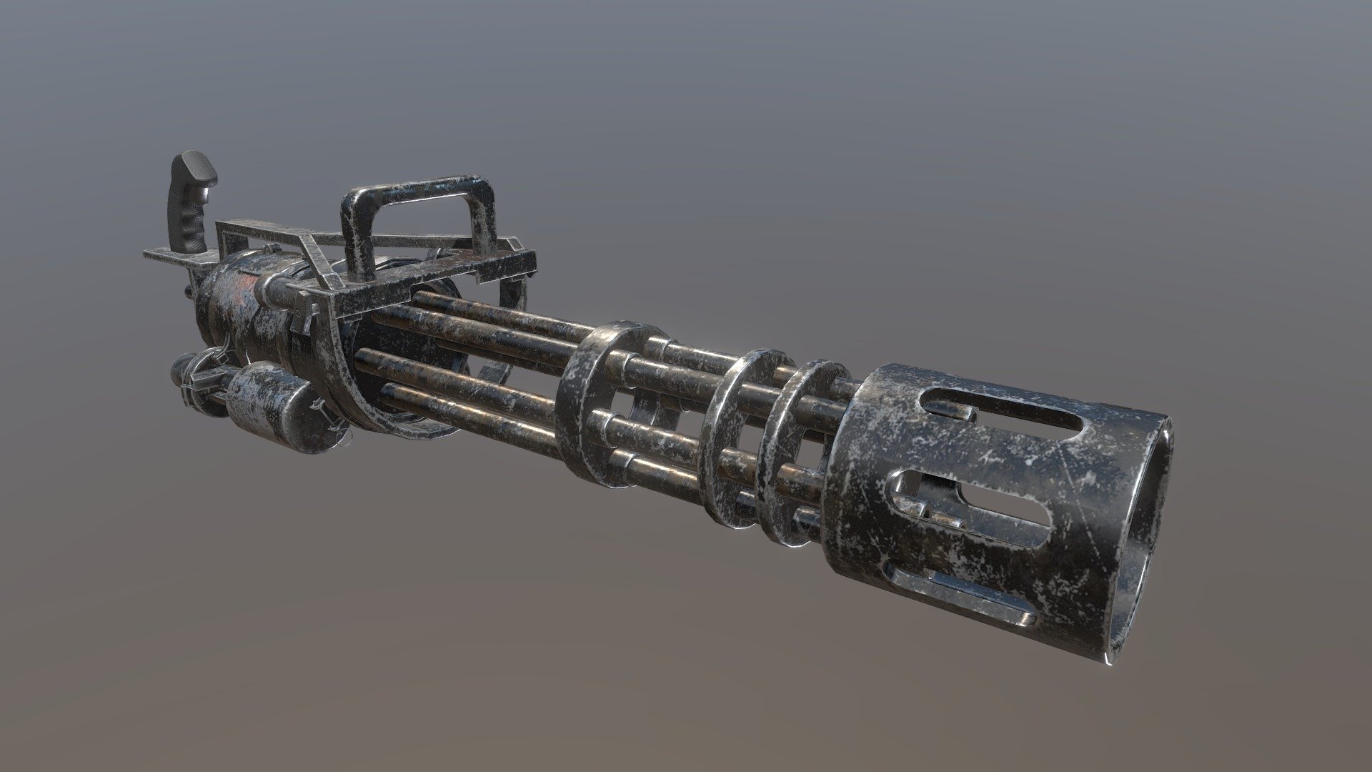 Minigun M134 Download Free 3D model by Faheem Yusuf (FameProductions