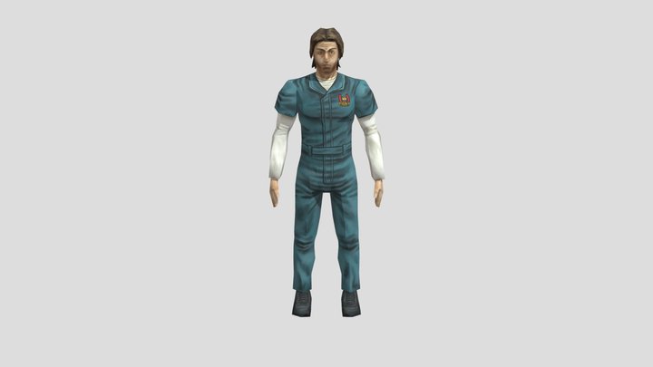 Jimmy from Mouthwashing (Rigged) 3D Model