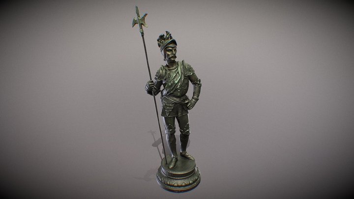 Antique Soldier - Scan 3D Model