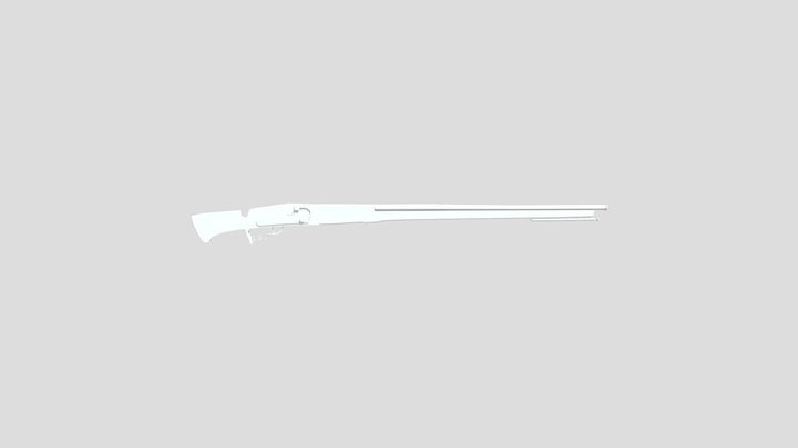 French Matchlock Musket 3D Model