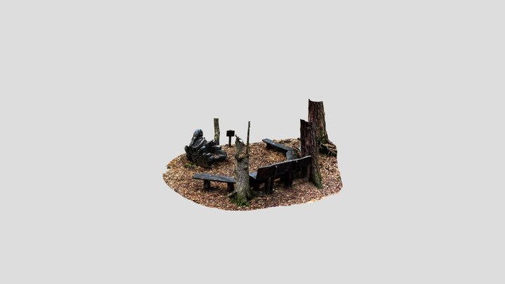 Outdoor Classroom, Stover Park, Devon UK 3D Model