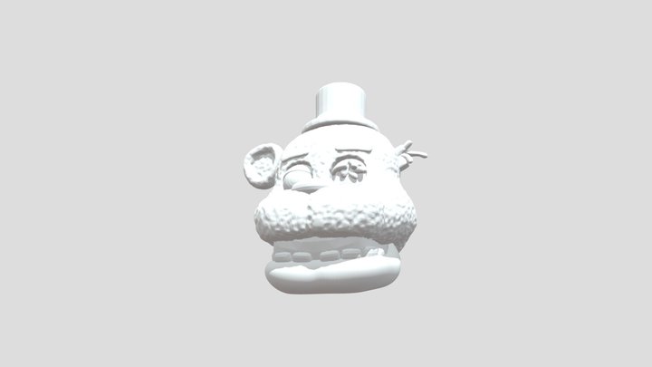 movie golden freddy head no top teeth