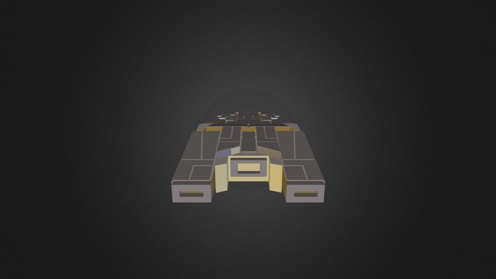 Heragul Frigate Hull - Legends of Kalidasia 3D Model