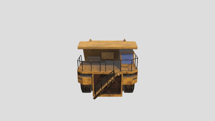 mining truck model 3D Model