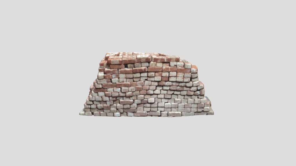 Scanned Stacked Bricks
