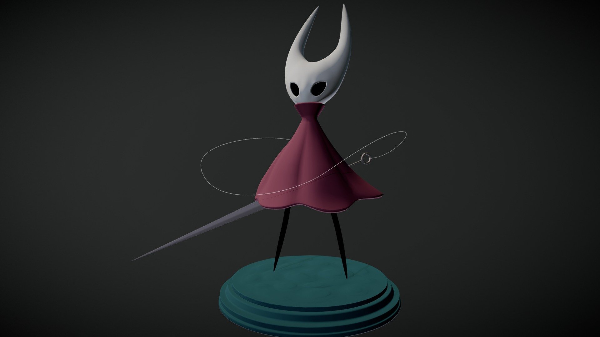 3D file Hornet (Hollow Knight) 🐛・3D printer model to download・Cults