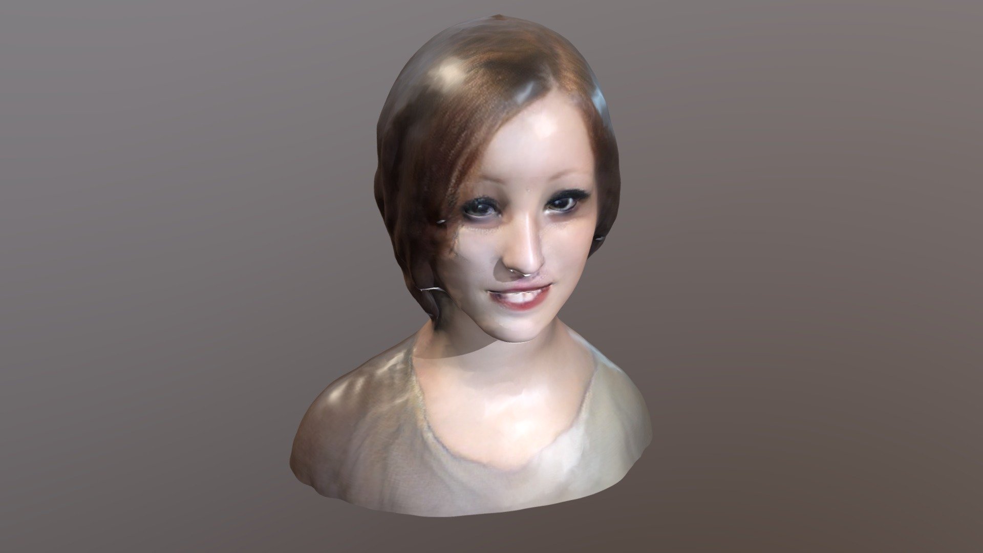 TheGirl 1 - girl chest sculpture