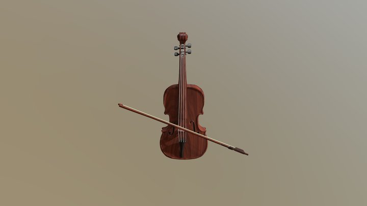violon_high 3D Model