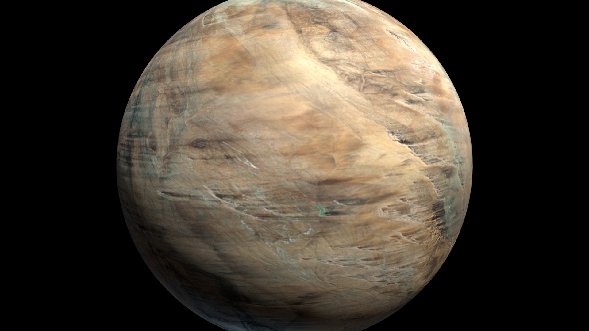 3D model Planet Trantor - This is a 3D model of the Planet Trantor. The 3D model is about a planet in space.