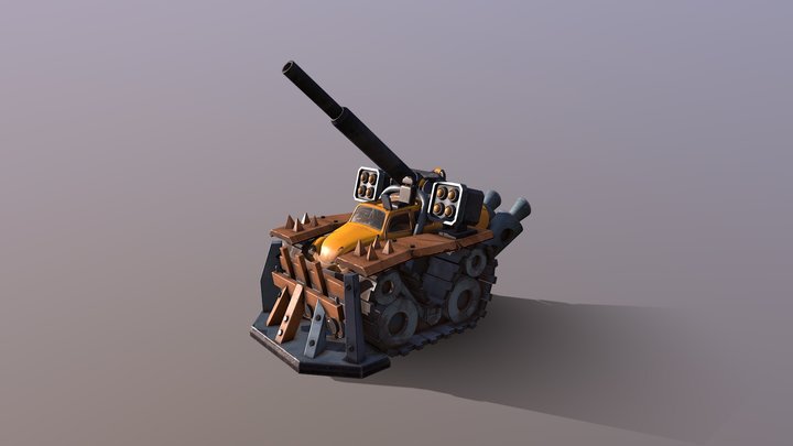 car-Chariot 3D Model