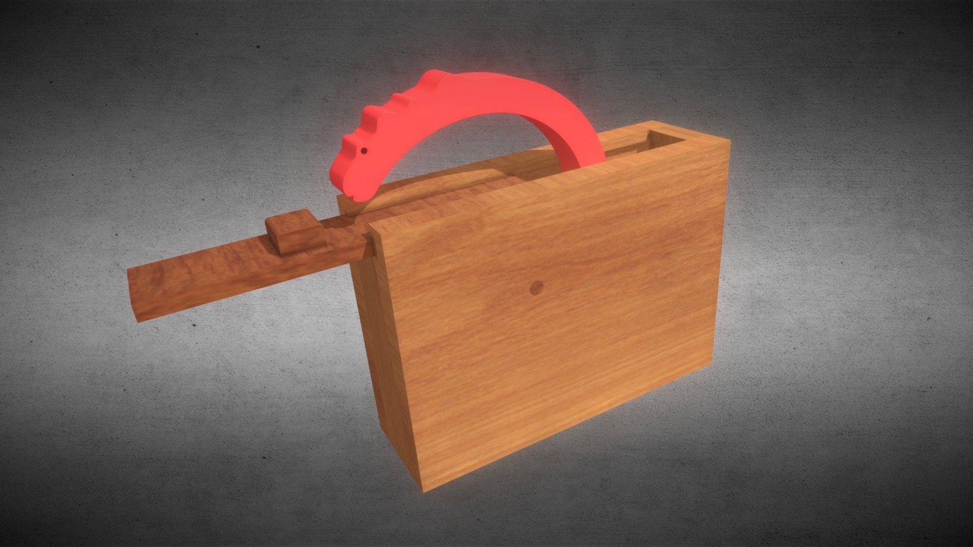 Pop-Up Dragon Wooden Toy