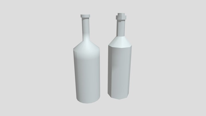 1vfx07E_Lee_Timothée_3SimpleProps_winebottle 3D Model