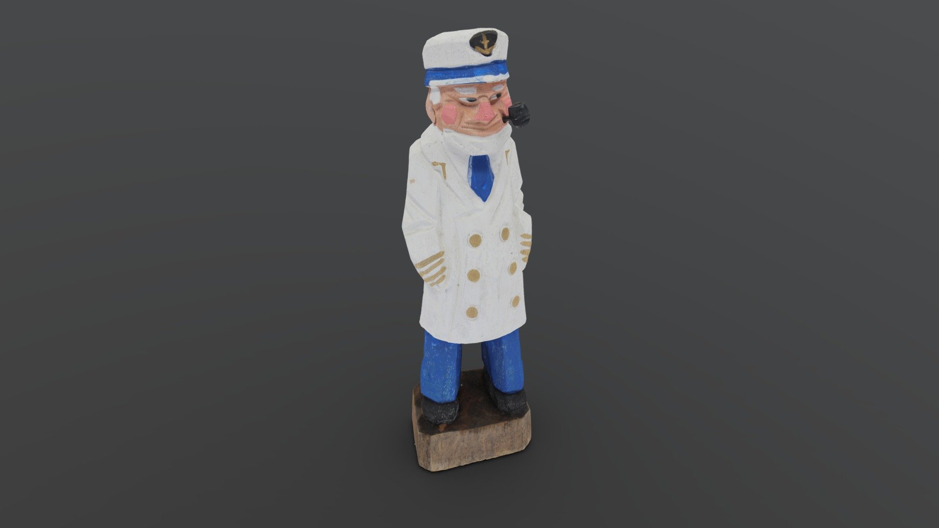 Captain in white