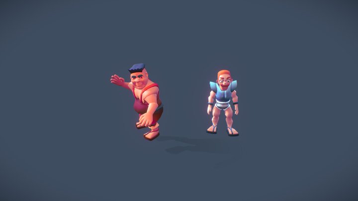 "LEGION.io"_3D ART_LOWPOLY 3D Model