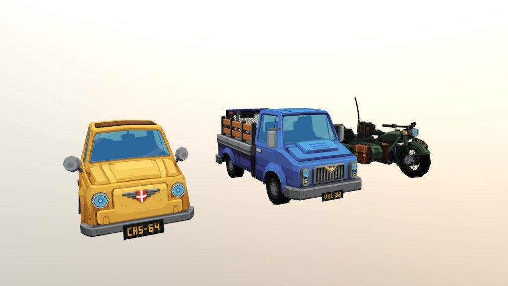 Megaman Legend Inspired Vehicles