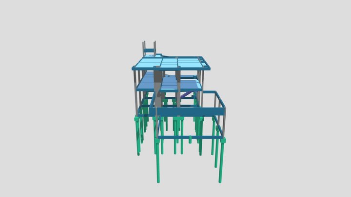 3D Estrutura - Adriano 3D Model