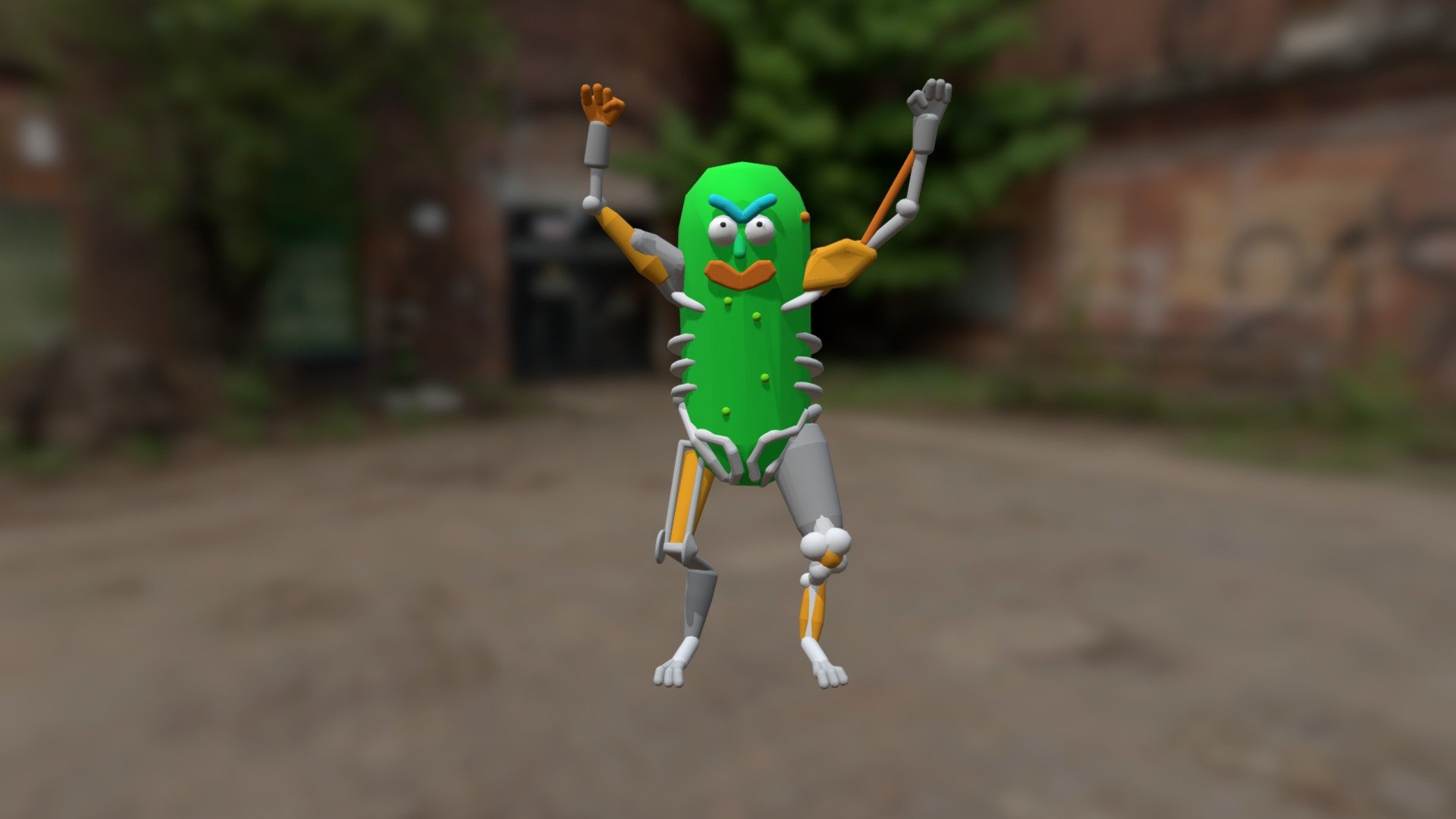 Yeehaw Wand Draw Pickle Rick