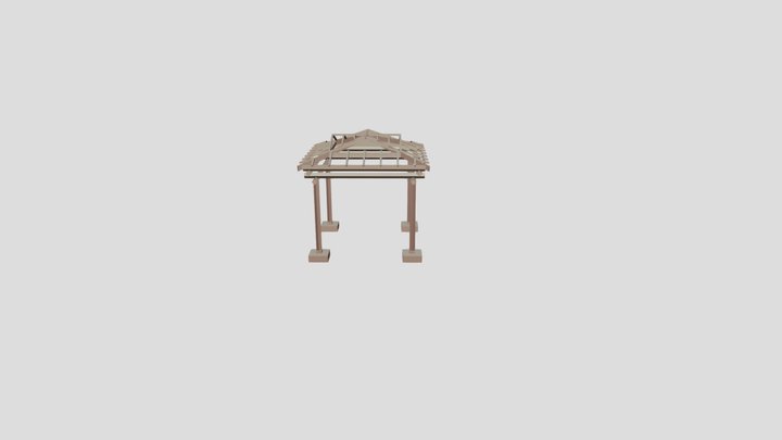 QUIOSQUE MAÇARANDUBA 3D Model