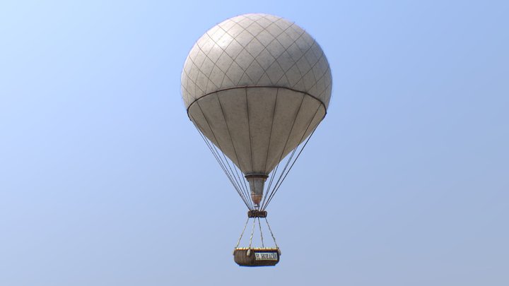 Hot air balloon texturing 3D Model