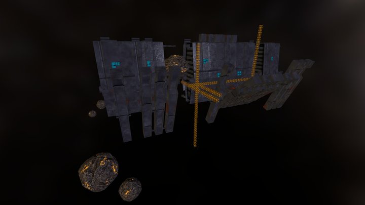 mining station 3D Model