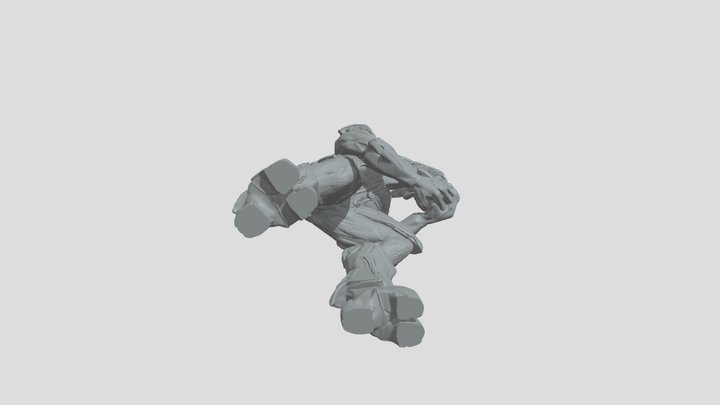 Elite Grifball Ball carrier 3D Model