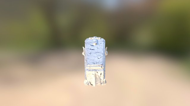 Medieval Marble Casket 3D Model
