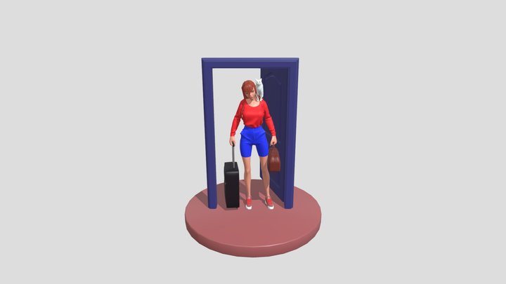 anime character 3D Model