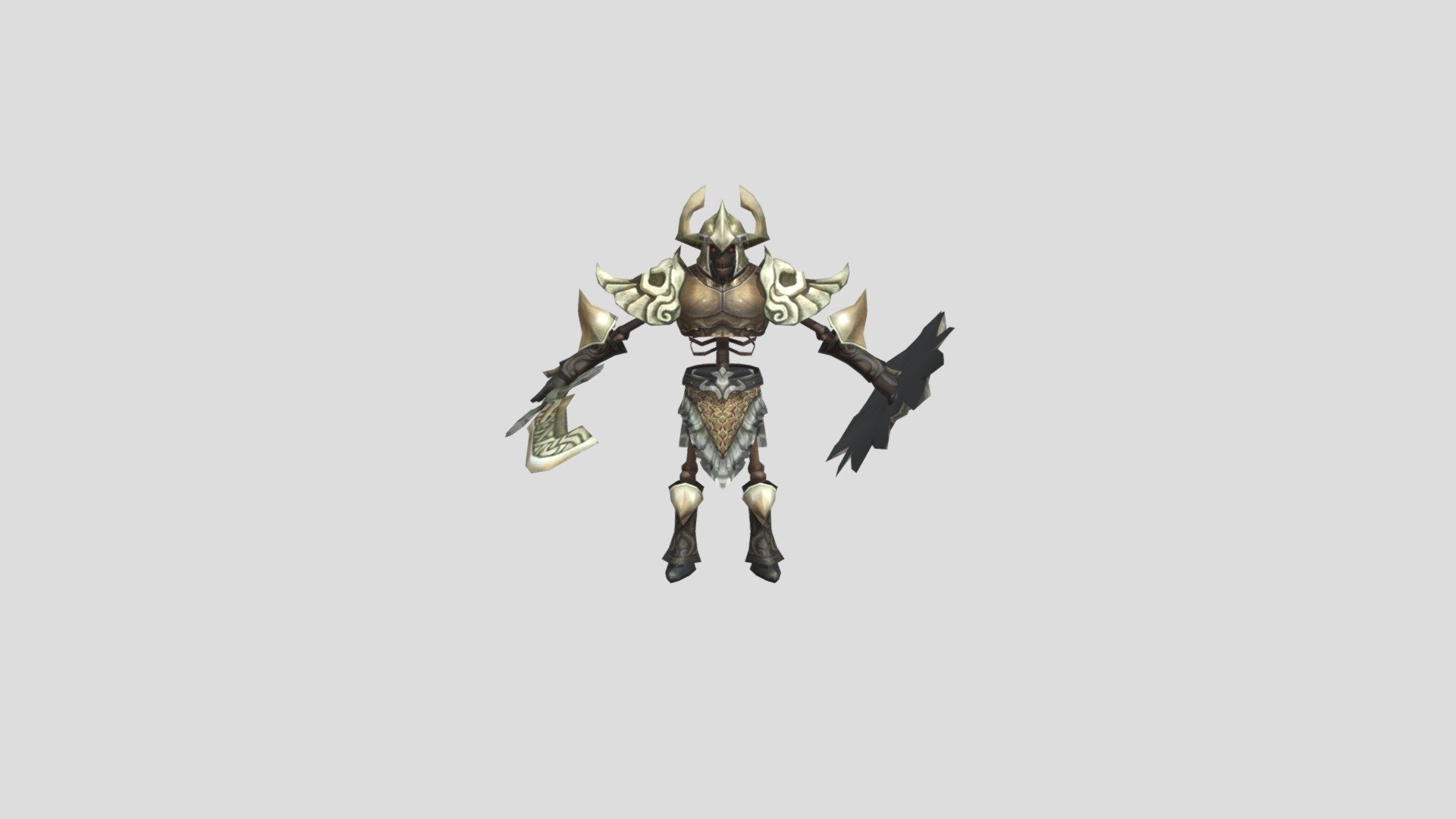 Monster_ SkeletonGuard Elite Vari03 King's raid - Download Free 3D ...