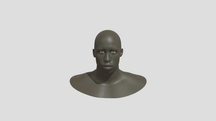MAN FACE 3D Model