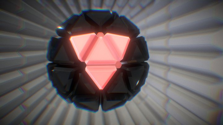 Triangular sphere 3D Model