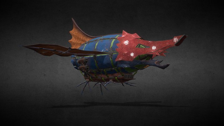 Airship 3D Model