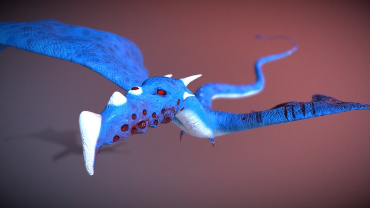Dragon Sangriento Andres Tolosa 3D Model